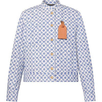 LOUIS VUITTON SS24 Denim Jacket Women's Blue