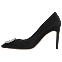 LOUIS VUITTON Met Slim Heel High Heels 9cm Women's Black