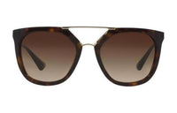 PRADA Cat Eye Sunglasses Women's Brown