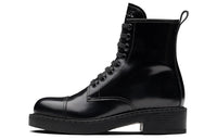 PRADA Short Mid Calf Boots Women's Black