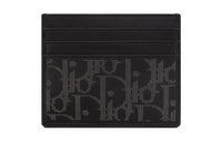 DIOR Cow Leather Card Holder Card Holder Men's Black