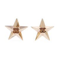 CHANEL 2017 Cc Star Stud Earrings