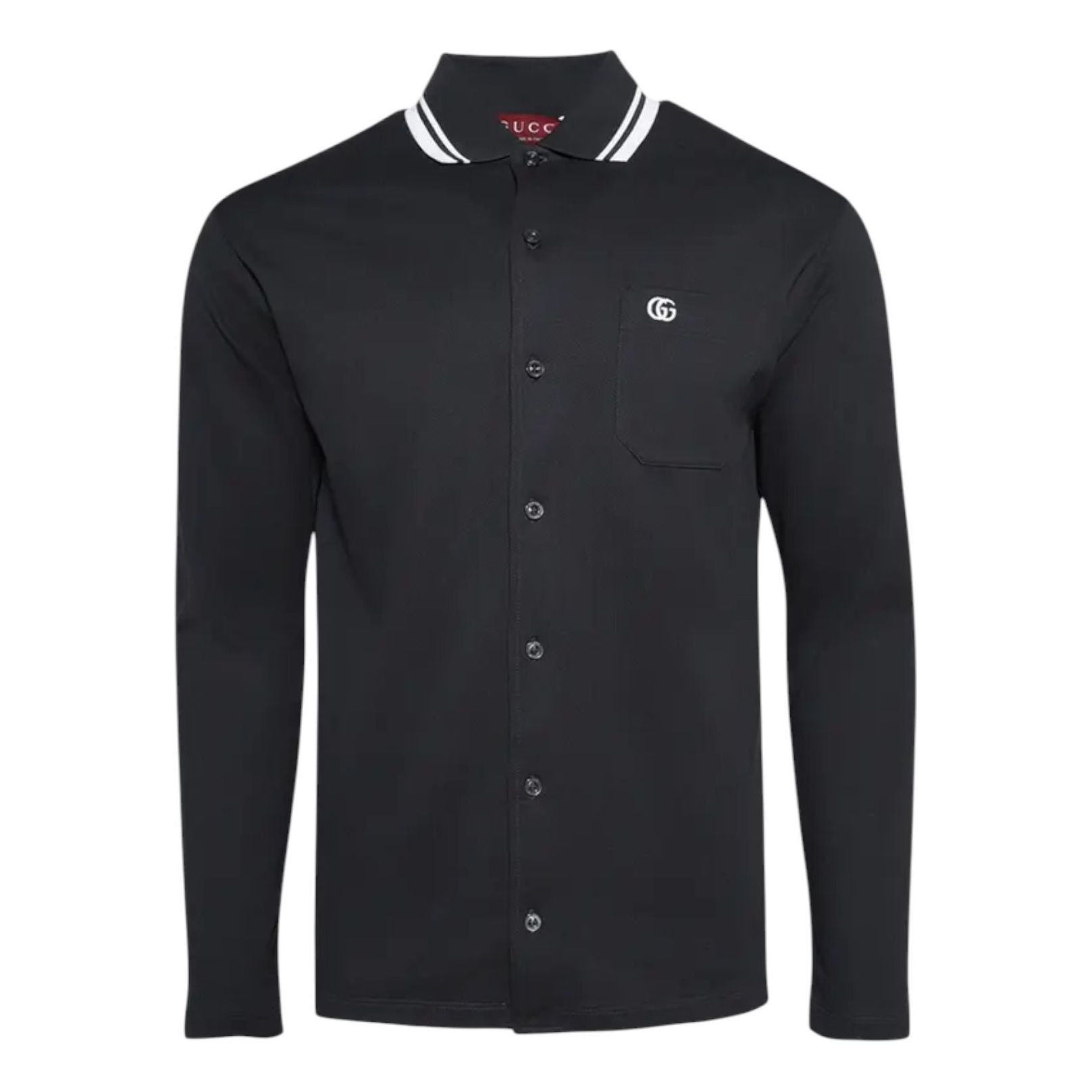 Gucci Long-Sleeve Polo 'Anthracite' 815513-XJG16-1165