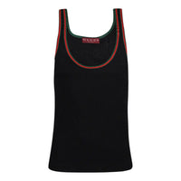 (WMNS) Gucci Web Tank Top 'Black' 815851-XJG5O-1043