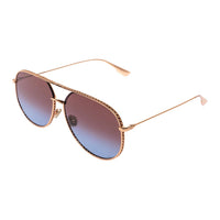 DIOR Acetate Aviator Sunglasses Women's Gold