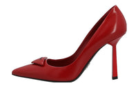 PRADA Slim Heel High Heels 10cm Women's Red