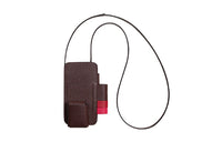 HERMES Hermèsway Epsom Calfskin Cell Phone Pouch Women's Maroon/Cassock Red/Bright Pink