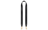 CELINE Smooth Cow Leather Long Shoulder Strap Bag Straps Unisex Black