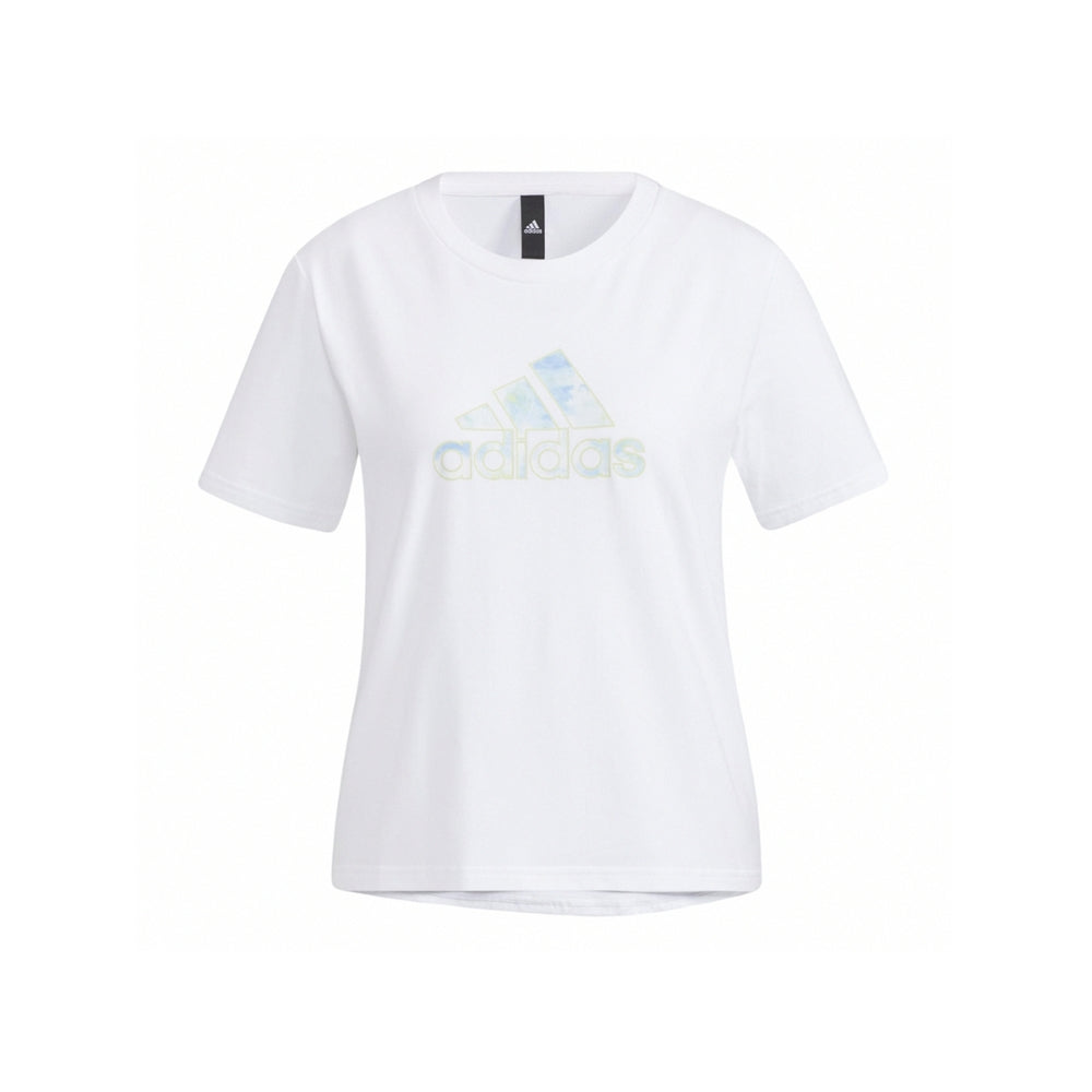 (WMNS) adidas Logo Printed T-Shirt Asia Sizing 'White' HF2482