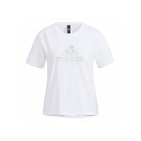 (WMNS) adidas Logo Printed T-Shirt Asia Sizing 'White' HF2482
