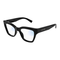 SAINT LAURENT Acetate Square Eyeglass Frames Women's Black