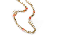 CHANEL Necklaces Women's Gold