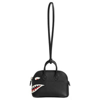 HERMES Bolide Swift Calfskin Bowling Bag, Charm Bag Accessory Women's 89 Noir Black