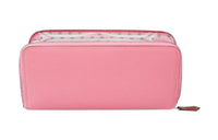 HERMES Silk'In Epsom With Barenia Calfskin Wallet Women's Milkshake Pink