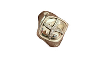 CHANEL Rhinestone Rings Unisex Gold