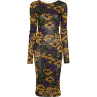 SAINT LAURENT Long-Sleeved Dresses Women's Multicolor