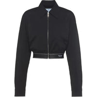 PRADA Cropped Coats Women's Black