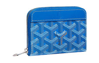 GOYARD MATIGNON Canvas With Leather Wallets Coin Purses Mini Women's Blue