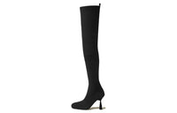 HERMES Hurricane Over-the-knee Boots 9.5cm Women's Black