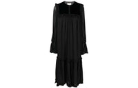 SAINT LAURENT Long Sleeved Dresses Women's Black