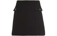 MIU MIU Casual Short Skirts Women's Black