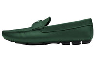 PRADA Saffiano Men's Casual Shoes Men Low Top Jadeite Green