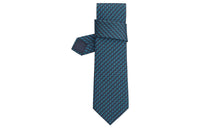 HERMES Ties Men Dark Marine Blue