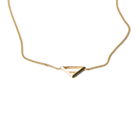 PRADA Metal Necklaces Women's Gold