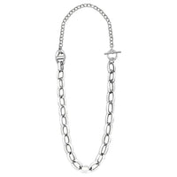 HERMES 925 Sterling Silver Necklaces Women's Silver