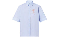 LOUIS VUITTON New Quarterly Products Of LV Shirts Men Blue, White, Multicolor