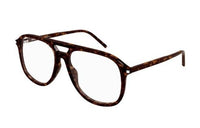 SAINT LAURENT Eyewear Tortoiseshell effect Pilot frame Glasses