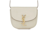 SAINT LAURENT KAIA Smooth Leather Saddle Bag, Crossbody Bag, Shoulder Bag Women's White