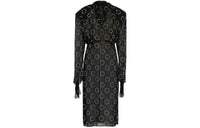 PRADA SS24 Long Sleeved Dress Women's Black