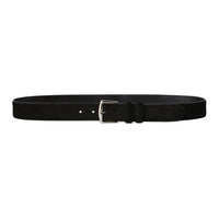 Loro Piana Calfskin Leather Belts Men's Black -