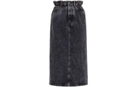 MIU MIU SS23 Casual Long Skirt Women's Black