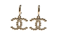 CHANEL Stud Earrings Women's Gold