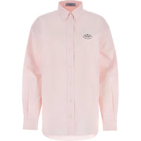PRADA Logo Detailed Oversized Shirt