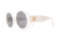 CHANEL 1993 Cc Logo Round frame Sunglasses