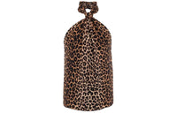 SAINT LAURENT Halter Top In Leopard Silk Georgette Camisole Women's Leopard Print
