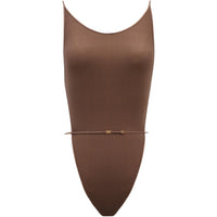 SAINT LAURENT Bodysuits Women's Chocolate