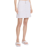 CHANEL Vacation Collection 25 Spring And Summer Casual Short Skirts Women's White