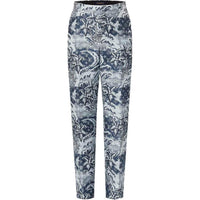 LOUIS VUITTON Monogram Cotton And Linen Blend Classic Pants