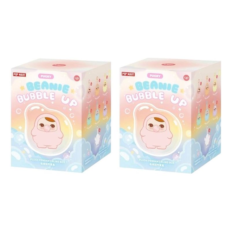 Pop Mart Pucky Beanie Bubble Up Plush Pendant Sealed Cases (2 Blind Boxes) PPMT-2503-0028-825268681