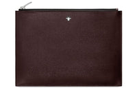 DIOR Calfskin Clutch Men's Burgundy