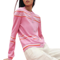 HERMES SS23 Cashmere Sweaters Women's Pink