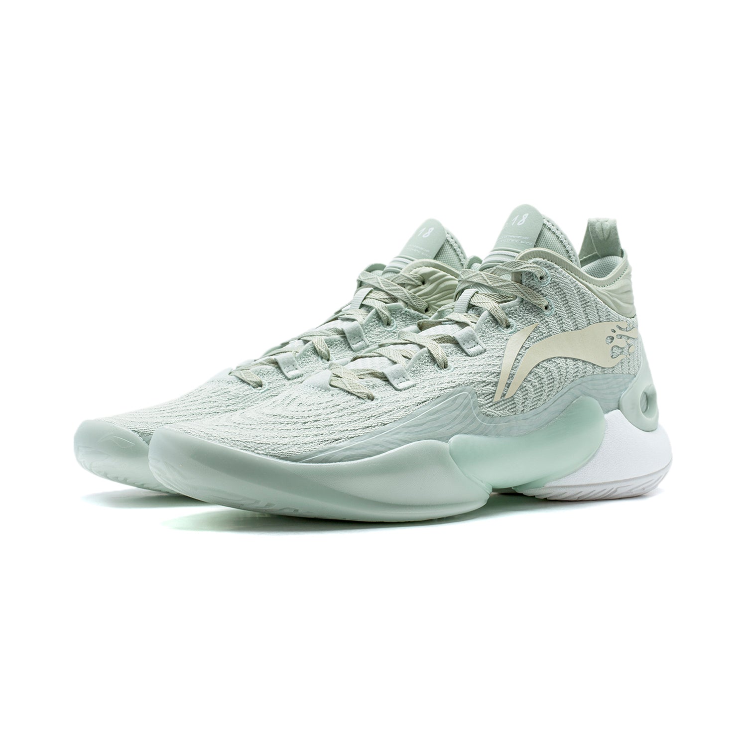 Li-Ning Yushuai 18 High 'Light Green White' ABAU009-9