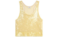 CELINE Tank Tops Women's Yellow