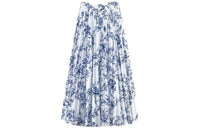 DIOR SS23 Casual Long Skirts Women's Blue