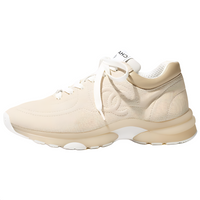 CHANEL Low Top Casual Shoes Women's Beige