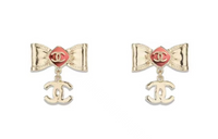 CHANEL Earrings Women's Gold